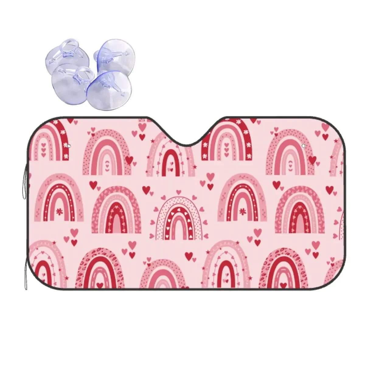 Rainbow Colorful Sunsha Windscreen Pink Polyester Car Front Windshield 76x140cm Car Window Windscreen Cover Heat Reflector
Rainbow Colorful Sunsha Windscreen Pink Polyester Car Front Windshield 76x140cm Car Window Windscreen Cover Heat Reflector