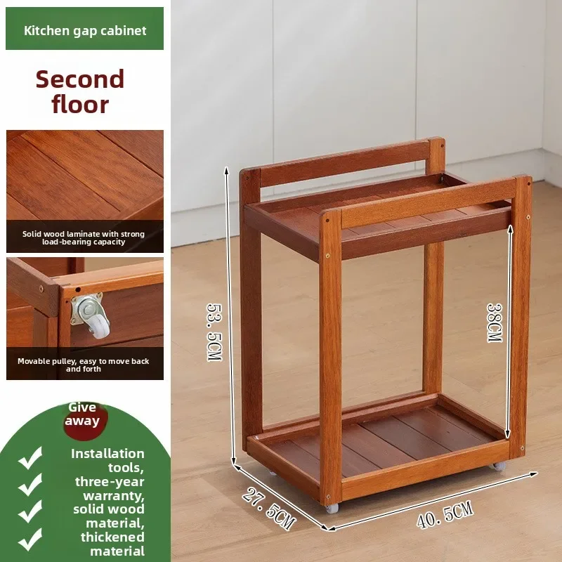 Factory Solid Wood Kitchen Rack Floor-to-ceiling Multi-layer Crevice Storage Rack Household Multi-functional Removable Sundries
Factory Solid Wood Kitchen Rack Floor-to-ceiling Multi-layer Crevice Storage Rack Household Multi-functional Removable Sundries