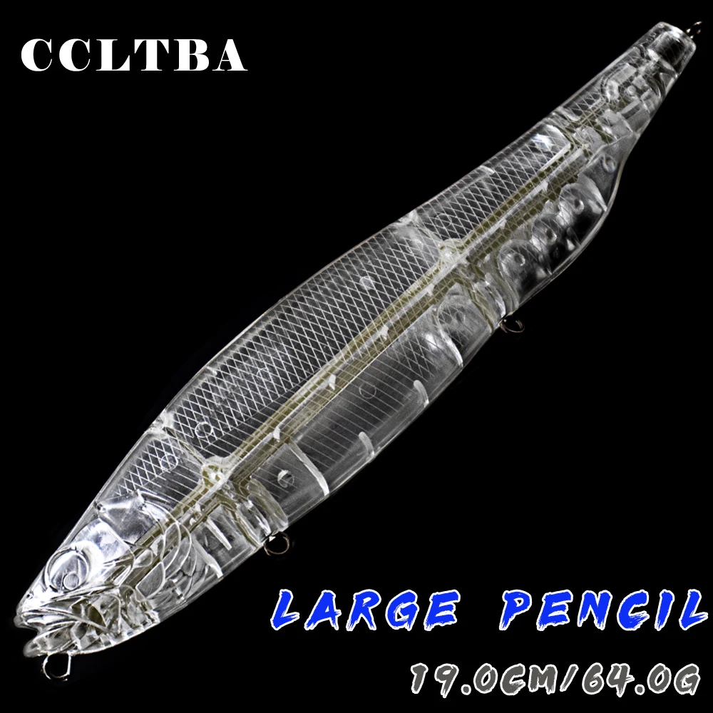 CCLTBA 5PCS/LOT Large DIY Blank Pencil Bait 16cm 64g Hard Artificial Fishing Lures Unpainted Floating Sea Fishing Bait Tackle
CCLTBA 5PCS/LOT Large DIY Blank Pencil Bait 16cm 64g Hard Artificial Fishing Lures Unpainted Floating Sea Fishing Bait Tackle