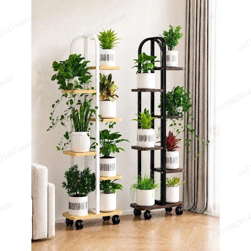 Rolling Multi-layer Floor Standing Flower Rack Mobile Succulent Pot Holder Indoor Decor Plant Organizer for Balcony Living Space
Rolling Multi-layer Floor Standing Flower Rack Mobile Succulent Pot Holder Indoor Decor Plant Organizer for Balcony Living Space