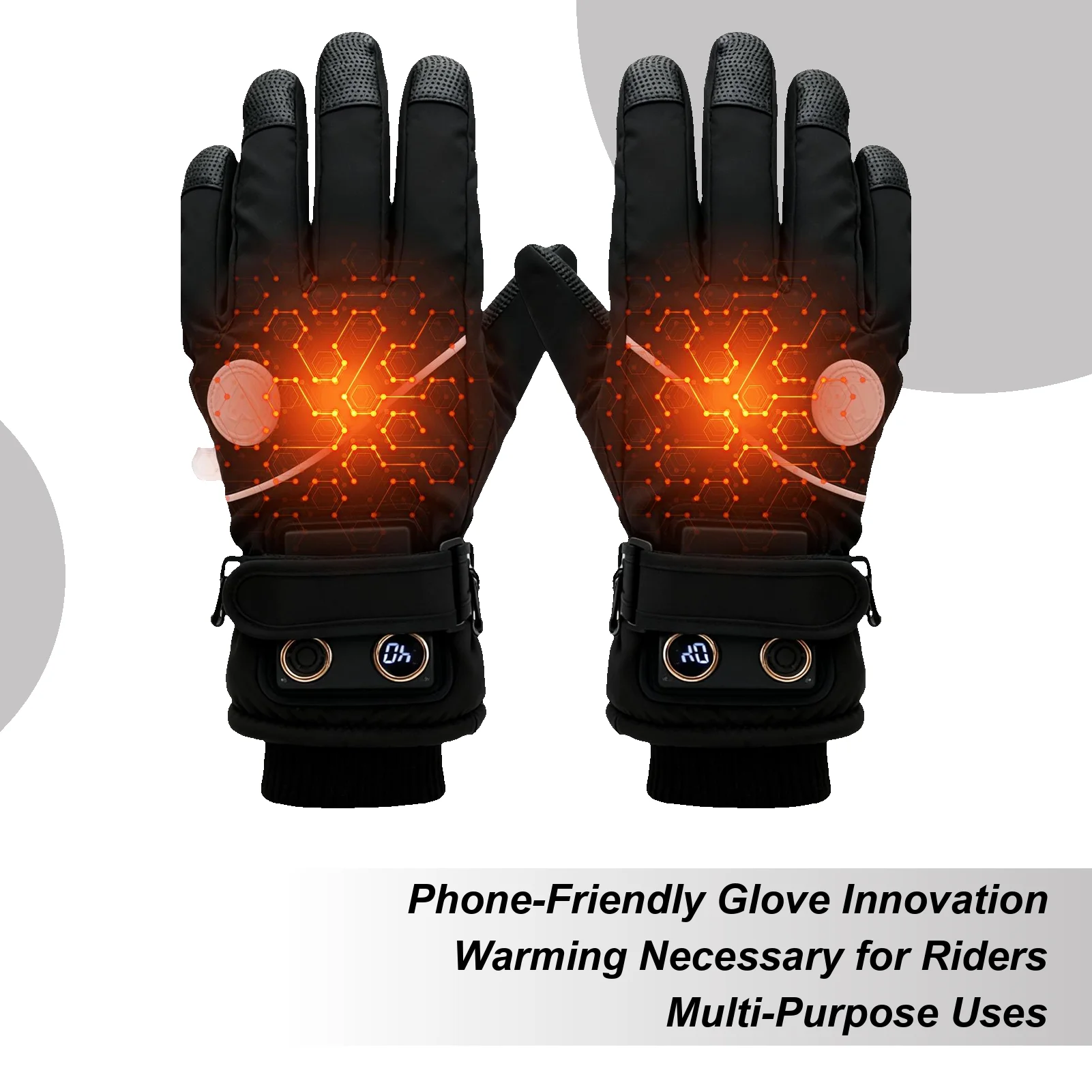 Heating Gloves 3 Levels Unisex Rechargeable Touchscreen Cycling Supplies Hand Warming Gloves For Skiing Cycling Motorcycling
Heating Gloves 3 Levels Unisex Rechargeable Touchscreen Cycling Supplies Hand Warming Gloves For Skiing Cycling Motorcycling