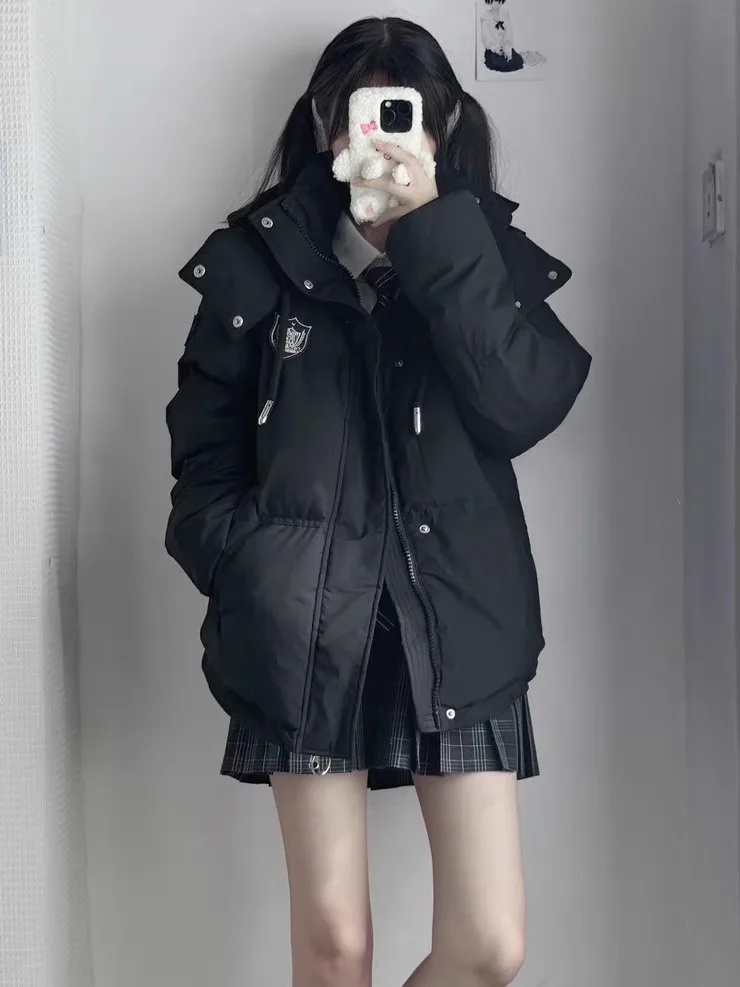 Sweet Sle ort Puffer Jaet Women's Thiened Oversize Hooded Heart Pattern Winter Coat Straight Cut Chinese Brand
Sweet Sle ort Puffer Jaet Women's Thiened Oversize Hooded Heart Pattern Winter Coat Straight Cut Chinese Brand