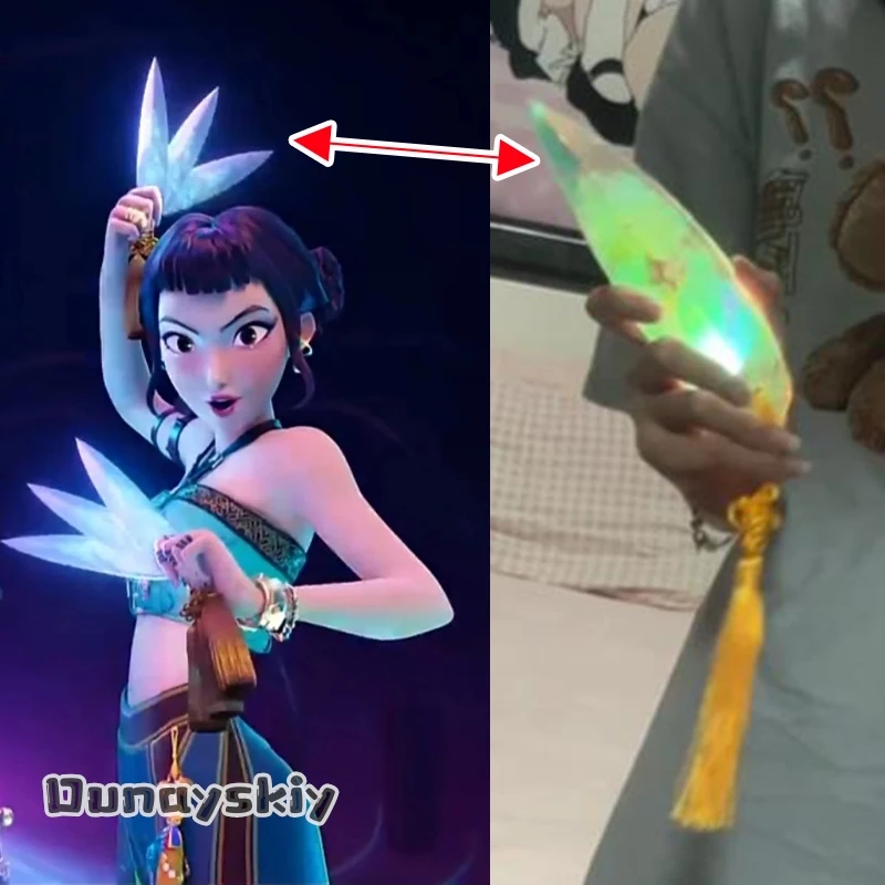 Anime Movie KPop Demon Hunters Zoey Cosplay Props 1/3/6 Pcs Handheld Dart Halloween KPOP Huntrix Uniform Props Glows in the Dark
Anime Movie KPop Demon Hunters Zoey Cosplay Props 1/3/6 Pcs Handheld Dart Halloween KPOP Huntrix Uniform Props Glows in the Dark