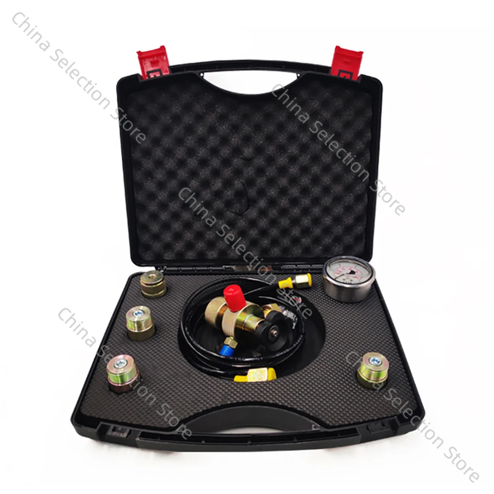 0-400Bar 6000Psi Gauge Test Kit, Gauge Kit, Hydraulic Accumulator, Nitrogen Charging Valve, Five Kinds of Adapters
0-400Bar 6000Psi Gauge Test Kit, Gauge Kit, Hydraulic Accumulator, Nitrogen Charging Valve, Five Kinds of Adapters