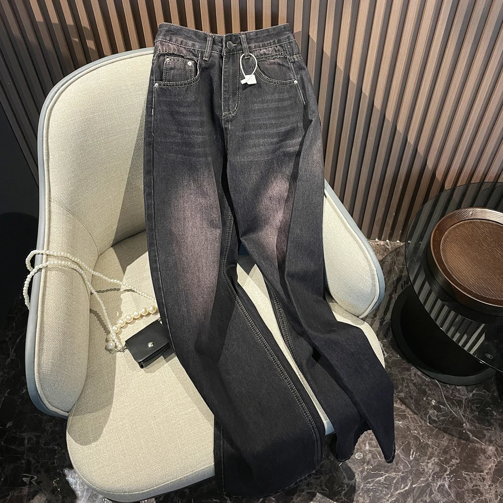 Women's Baggy Jeans Vintage High Waist Cowboy Pants Harajuku Denim Trousers Aesthetic Y2k Emo Trashy 2000s Black Gothic Clothes
Women's Baggy Jeans Vintage High Waist Cowboy Pants Harajuku Denim Trousers Aesthetic Y2k Emo Trashy 2000s Black Gothic Clothes