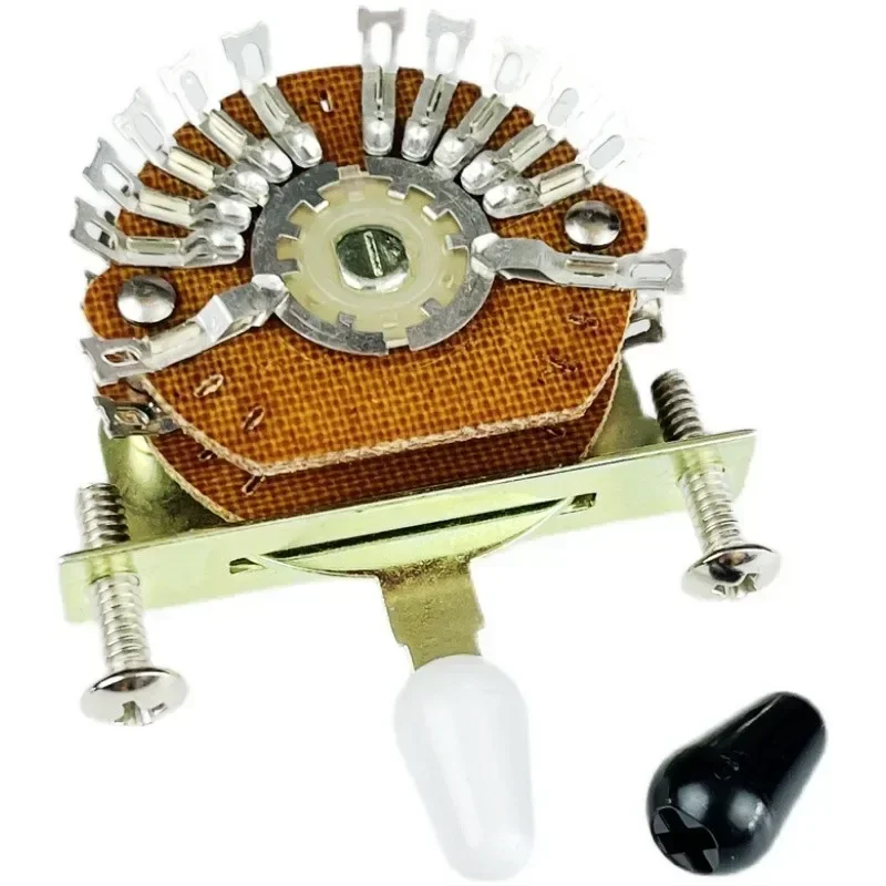 1 Piece Oak Grigsby 4-Pole, Double Wafer, 5-Way Super Switch For Electric Guitar Made in Korea
1 Piece Oak Grigsby 4-Pole, Double Wafer, 5-Way Super Switch For Electric Guitar Made in Korea