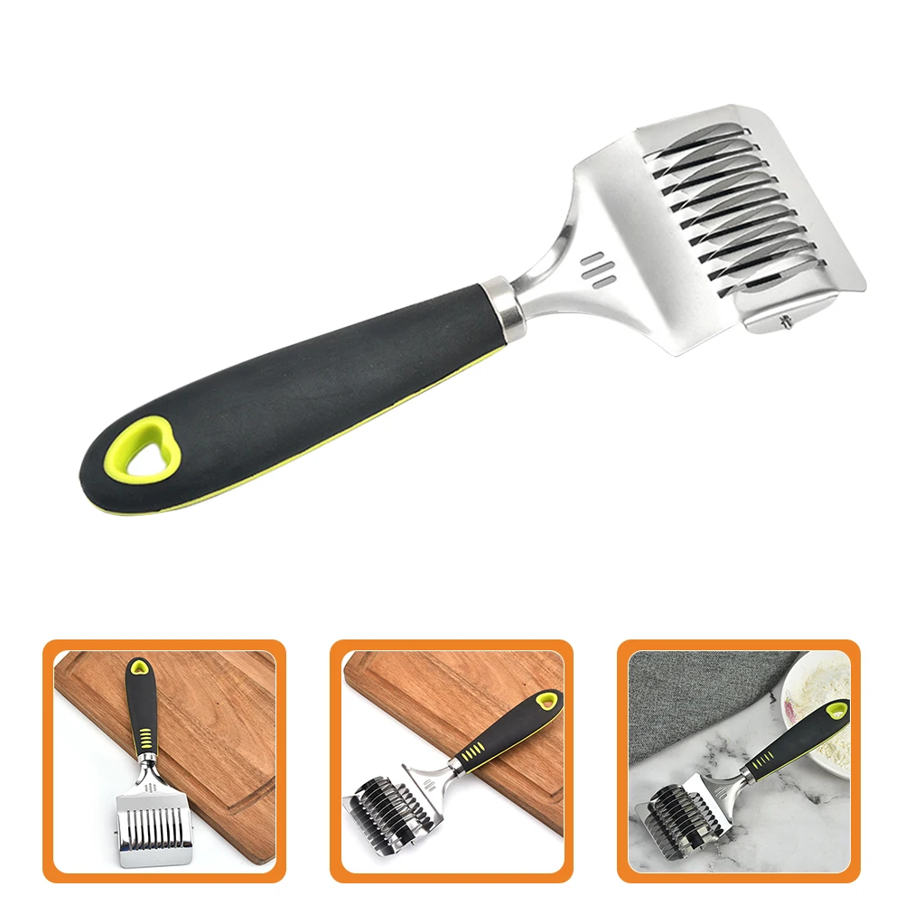 Spaghetti Maker Stainless Steel Noodle Lattice Cutter Rust Resistant Kitchen Pasta Roller Cutter High Efficiency Tool
Spaghetti Maker Stainless Steel Noodle Lattice Cutter Rust Resistant Kitchen Pasta Roller Cutter High Efficiency Tool
