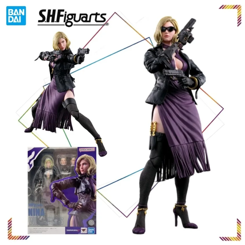 BANDAI S.H.Figuarts Nina Williams Action Figures Tekken 8 Game Collection Model Gift Toy for Fans
BANDAI S.H.Figuarts Nina Williams Action Figures Tekken 8 Game Collection Model Gift Toy for Fans