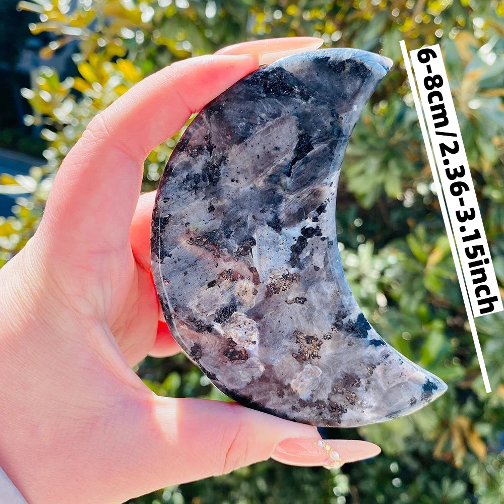 Natural Crystal Moon Bohemian Style Black Smooth Tabletop Decor Crystals for Christmas Mother's Day Thanksgiving Day Home Decor
Natural Crystal Moon Bohemian Style Black Smooth Tabletop Decor Crystals for Christmas Mother's Day Thanksgiving Day Home Decor