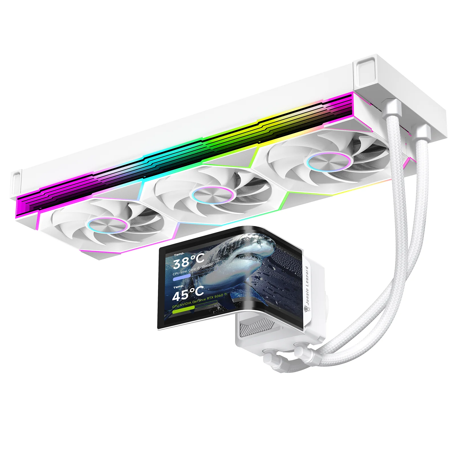 Jungle Leopard Chill Arc 360 6.67 Inch Curved AMOLED Magnetic Screen Bare-eye 3D CA360 Water Cooler
Jungle Leopard Chill Arc 360 6.67 Inch Curved AMOLED Magnetic Screen Bare-eye 3D CA360 Water Cooler