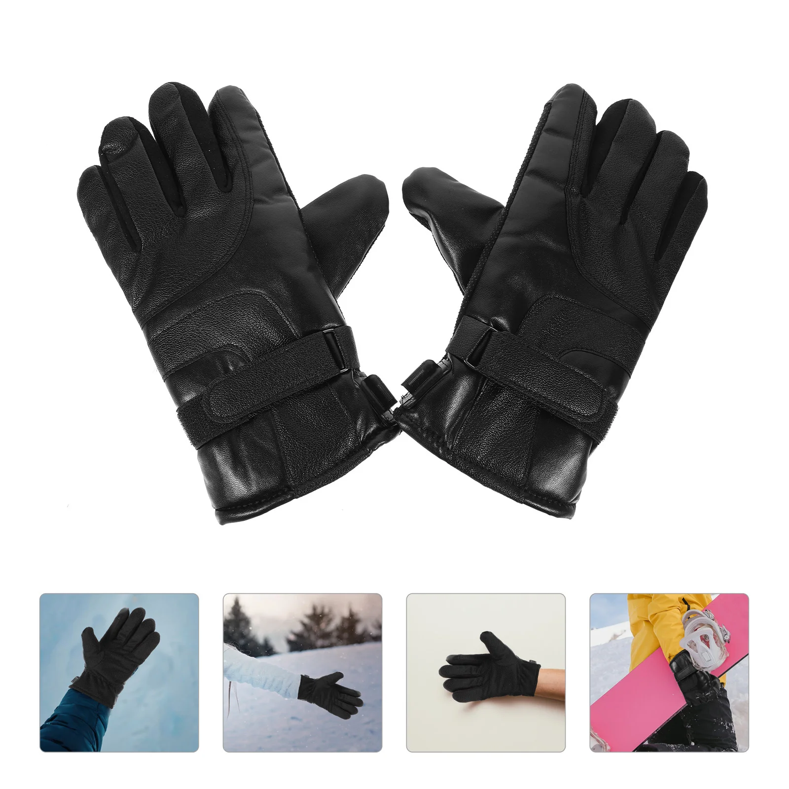 1Pair USB Heating Winter Gloves Full Finger Windproof Outdoor Riding Skiing Electric Heating Gloves for Cold Weather
1Pair USB Heating Winter Gloves Full Finger Windproof Outdoor Riding Skiing Electric Heating Gloves for Cold Weather