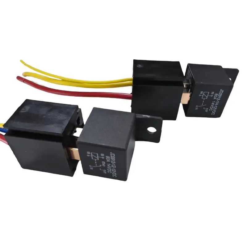 Hot Sale 1Set Head Light Air Conditioner Motorcycles DC12V DC24V Relay 80A 4/5 Pin Waterproof Automotive Relay With Wired Socket
Hot Sale 1Set Head Light Air Conditioner Motorcycles DC12V DC24V Relay 80A 4/5 Pin Waterproof Automotive Relay With Wired Socket