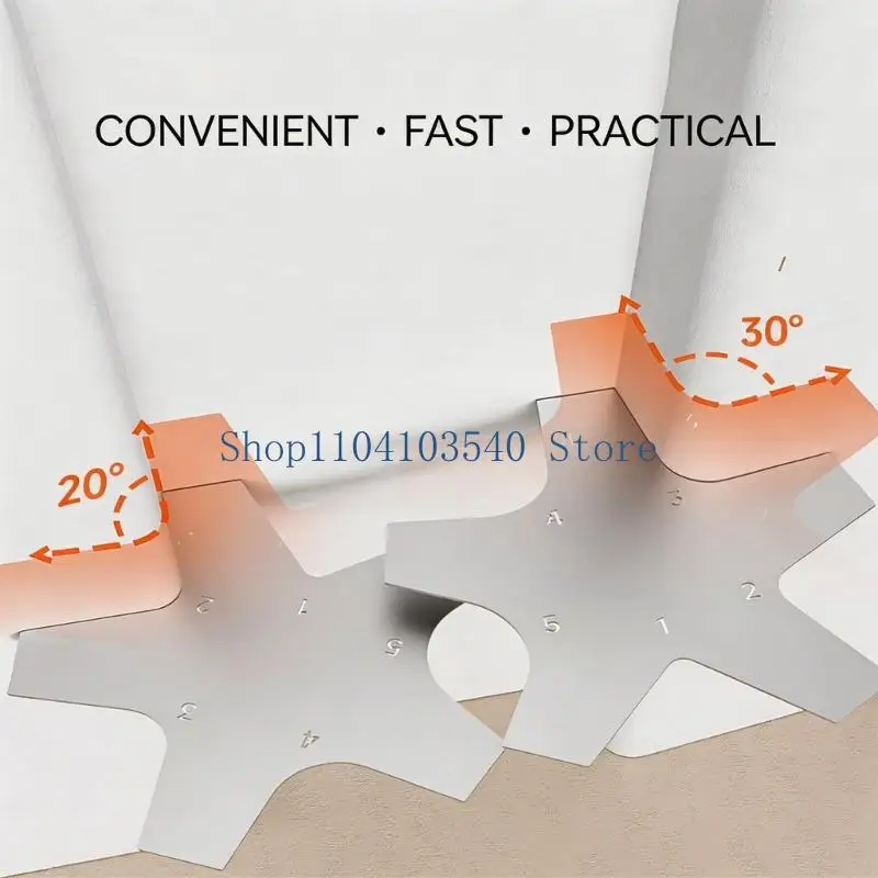 02DC Curved Wall Leveling Scraper Stainless Steel Multi Angles Finishing Tool for Paint, Plasters and Tile Work Projects
02DC Curved Wall Leveling Scraper Stainless Steel Multi Angles Finishing Tool for Paint, Plasters and Tile Work Projects