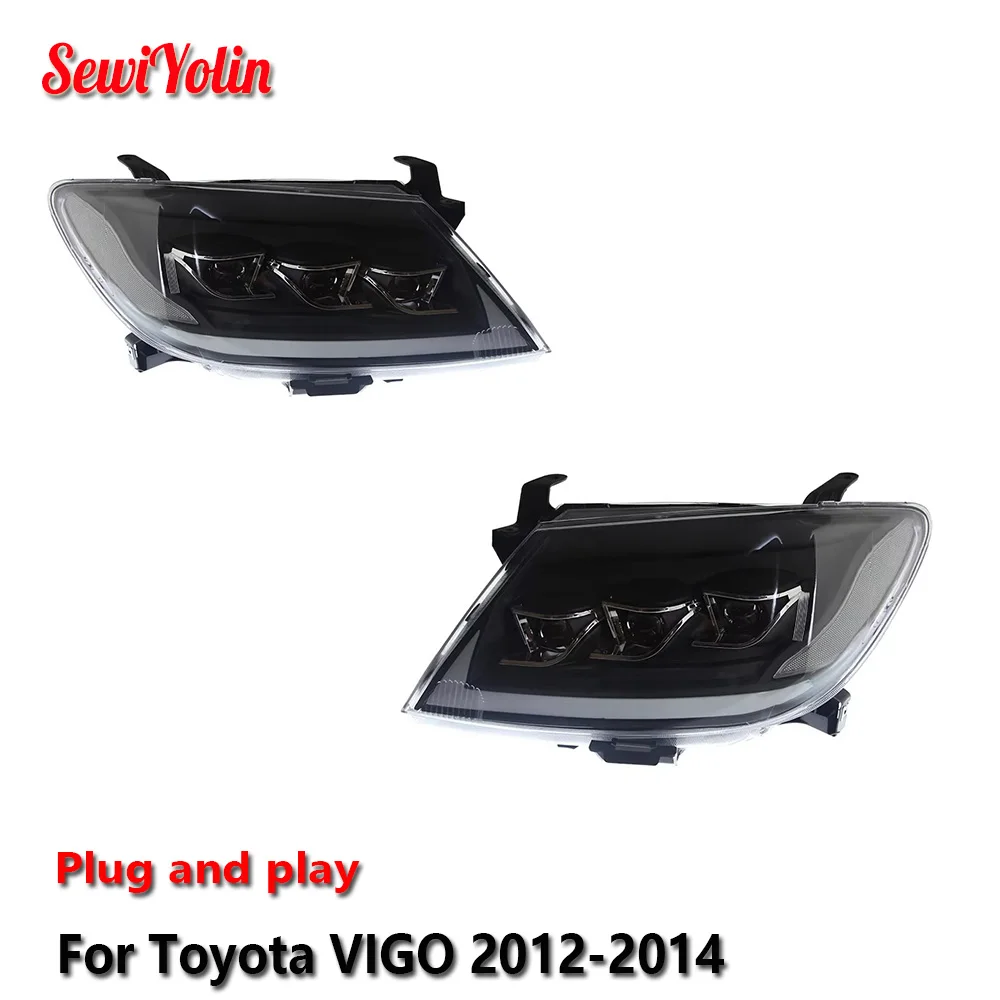 Car LED Headlight Light Assemblies For Toyota VIGO 2012-2014 Auto Fog DRL Brake Turn Signal Lamp Plug and Play
Car LED Headlight Light Assemblies For Toyota VIGO 2012-2014 Auto Fog DRL Brake Turn Signal Lamp Plug and Play
