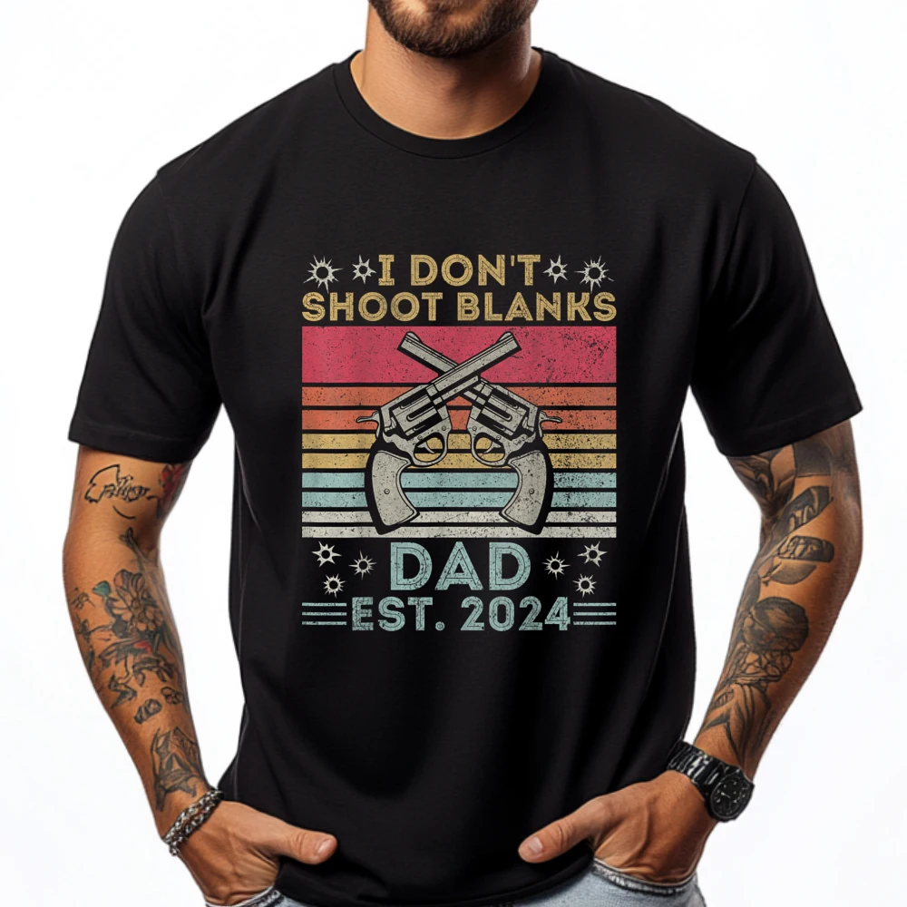 Funny New Dad Fathers Day I Dont Shoot Blanks Est. 2025 Men Clothes Men's Shirts Creative
Funny New Dad Fathers Day I Dont Shoot Blanks Est. 2025 Men Clothes Men's Shirts Creative