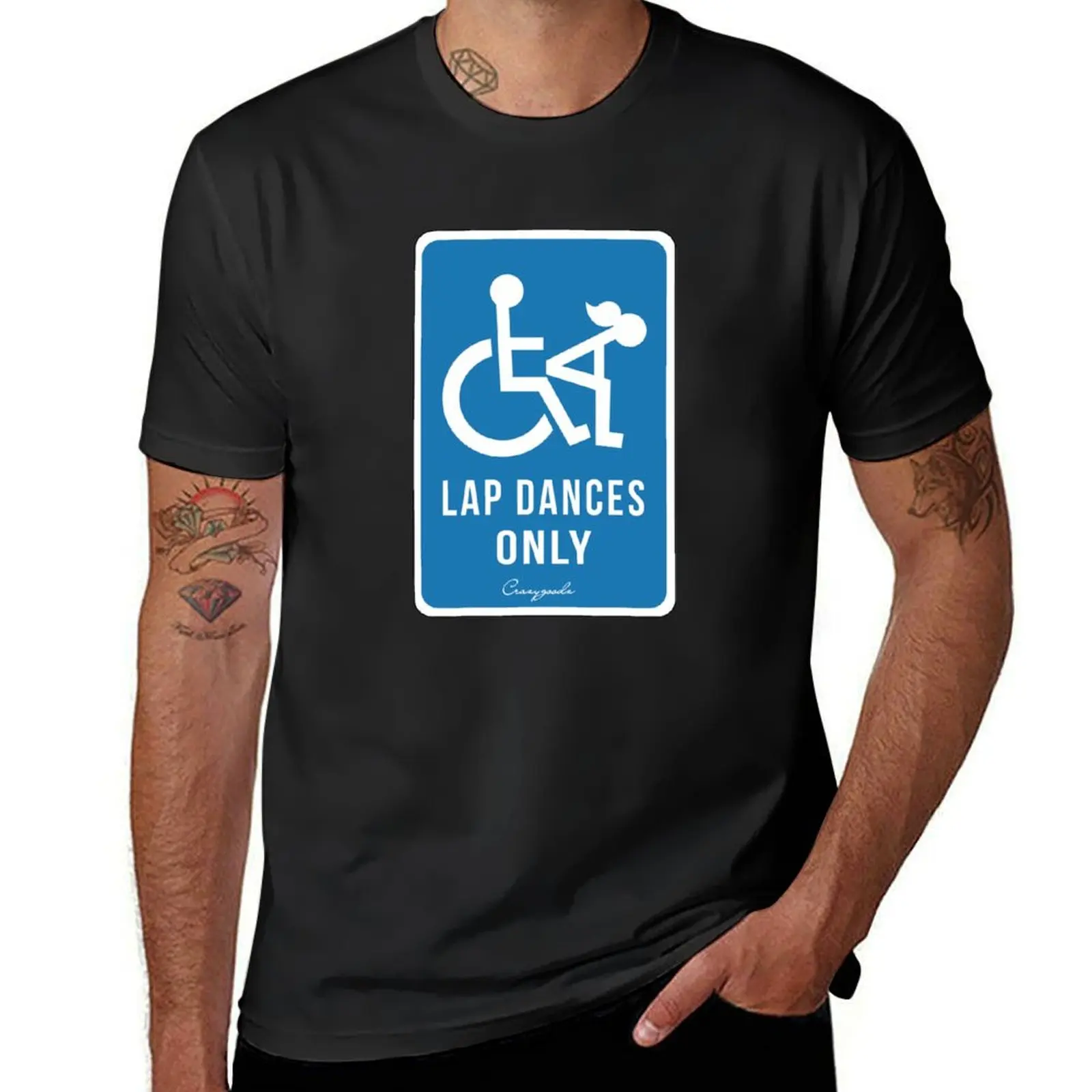 Lap Dances Only Handicap Sign T-shirt Wheelchair Funny Humor Tee T-Shirt tees customs design your own plain men clothing
Lap Dances Only Handicap Sign T-shirt Wheelchair Funny Humor Tee T-Shirt tees customs design your own plain men clothing
