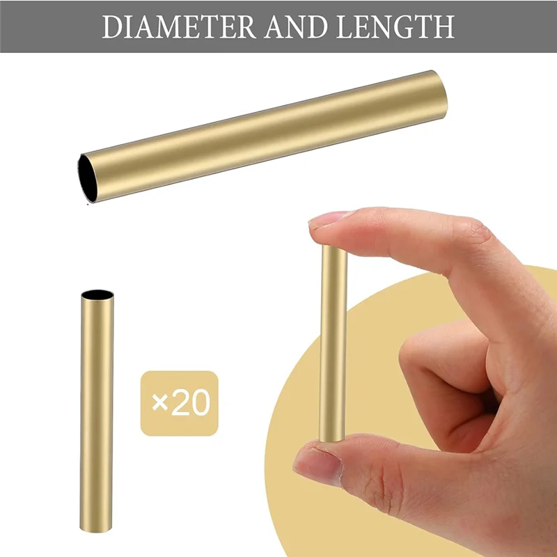 Замена латунных трубок ABGR-7 мм, длина 2-1/32 дюйма, упаковка из 10 шт. для поделок и ремонтных проектов
Замена латунных трубок ABGR-7 мм, длина 2-1/32 дюйма, упаковка из 10 шт. для поделок и ремонтных проектов