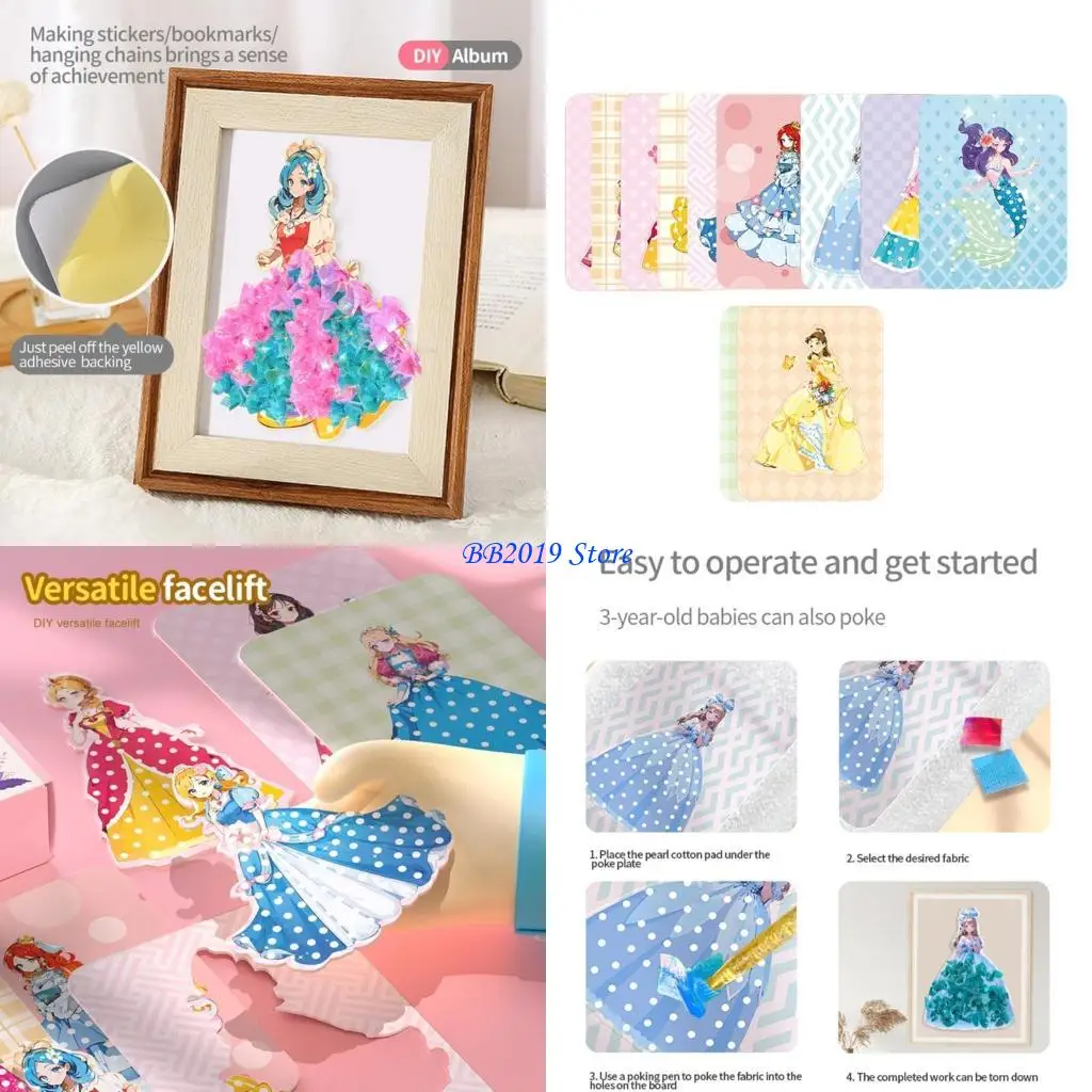 Q0KB DIY Princess Costume Sticker Activity Hundred Change Dress Educational Toy
Q0KB DIY Princess Costume Sticker Activity Hundred Change Dress Educational Toy