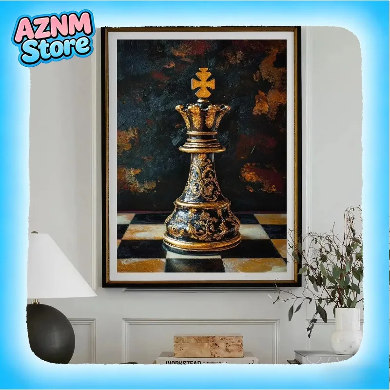 Black and White King Knight Chess Game Canvas Painting Wall Art Pictures Prints Posters for Living Room Home Cuadros Decor
Black and White King Knight Chess Game Canvas Painting Wall Art Pictures Prints Posters for Living Room Home Cuadros Decor