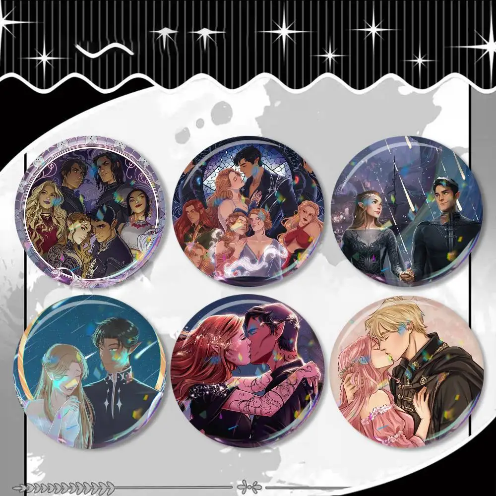 Acotar Court M-Mist And Fury Laser Badge Creative Pins Brooch for Bag Clothes Hat Decor Gifts Fans Collect
Acotar Court M-Mist And Fury Laser Badge Creative Pins Brooch for Bag Clothes Hat Decor Gifts Fans Collect