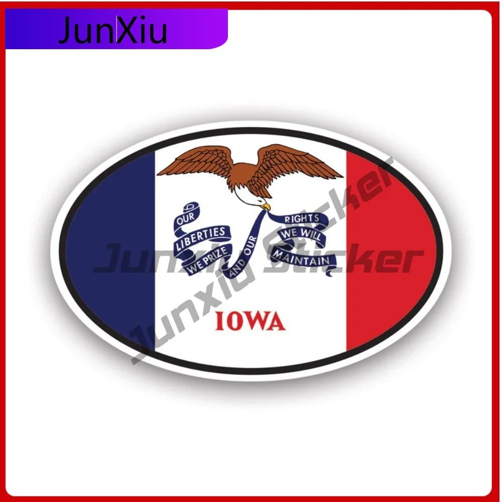 Iowa Flag Oval Fade Resistant Waterproof Racing For Car Window Bumper Motorcycle Easy Apply No Residue Accessories Sport
Iowa Flag Oval Fade Resistant Waterproof Racing For Car Window Bumper Motorcycle Easy Apply No Residue Accessories Sport