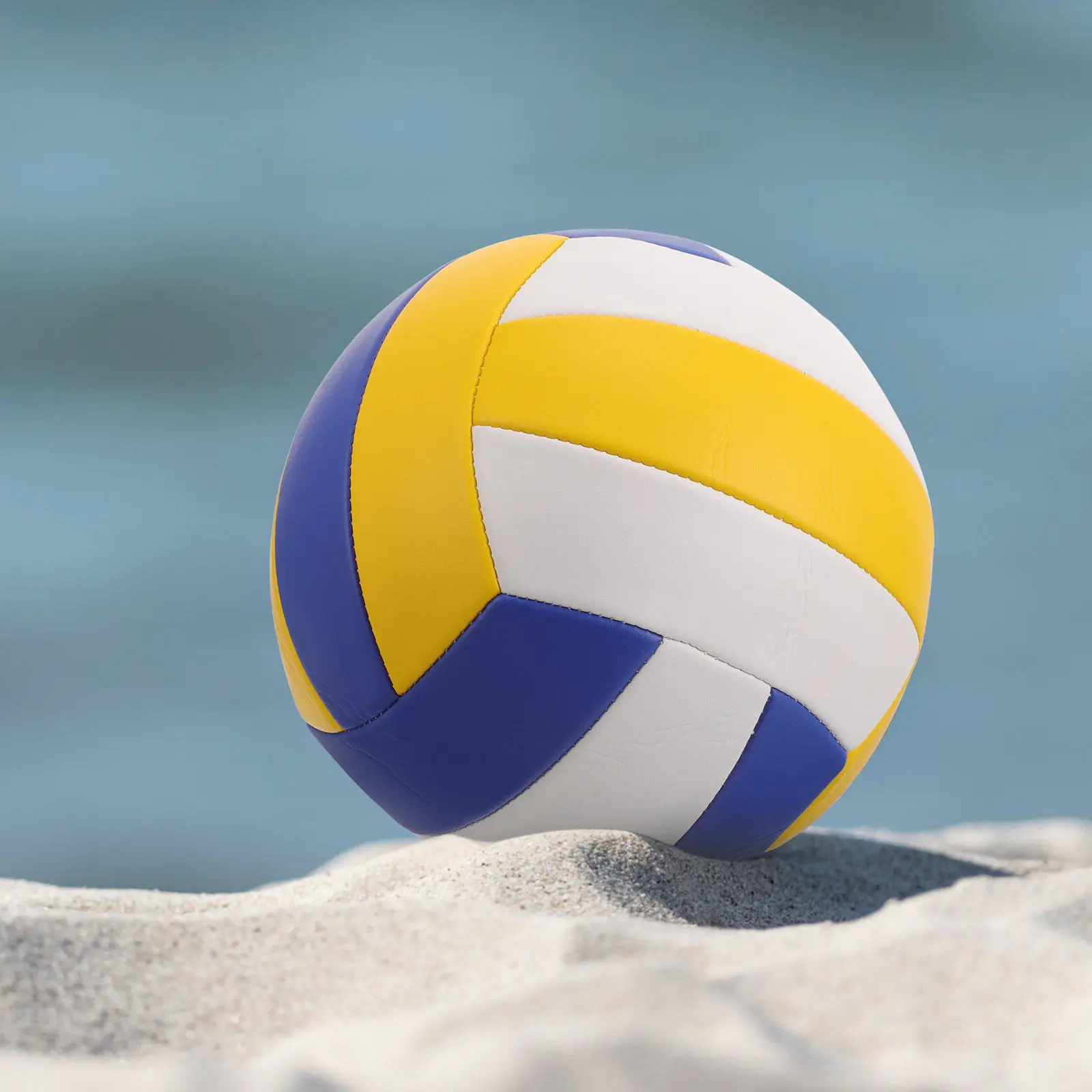 Надувной тренировочный волейбольный мяч размера 5 для использования в помещении, из полиуретана, с отличным контролем мяча, высокой износостойкостью и стильным дизайном.
Надувной тренировочный волейбольный мяч размера 5 для использования в помещении, из полиуретана, с отличным контролем мяча, высокой износостойкостью и стильным дизайном.