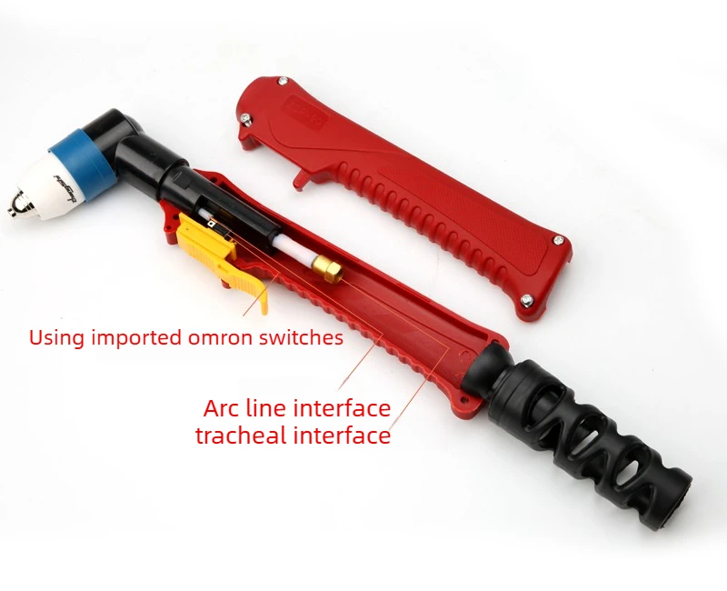 ZSP-90 P80 Cutting Gun Head Extended Stainless Steel Torch Handle Plasma Cutter Spare Parts
ZSP-90 P80 Cutting Gun Head Extended Stainless Steel Torch Handle Plasma Cutter Spare Parts
