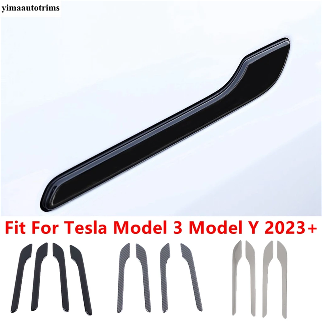 Car Outer Door Handle Decoration Cover Trim ABS Black / Stainless Steel Accessories Exterior For Tesla Model 3 Model Y 2023 2024
Car Outer Door Handle Decoration Cover Trim ABS Black / Stainless Steel Accessories Exterior For Tesla Model 3 Model Y 2023 2024