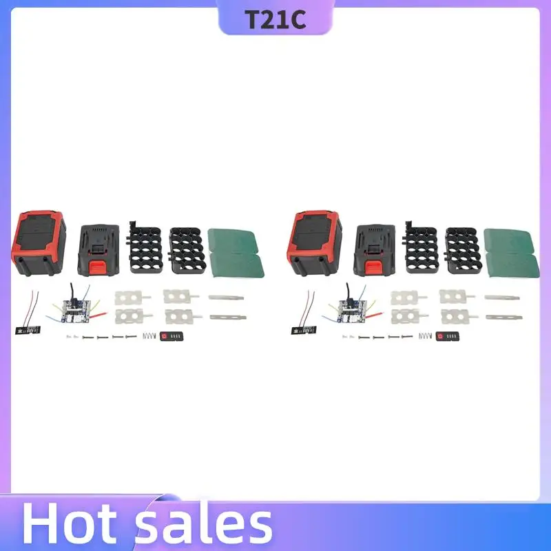 T21C 2X для корпуса аккумулятора, коробка для хранения, корпус печатной платы, зарядная плата для корпуса аккумулятора, аксессуары для электроинструментов, 15 ядер
T21C 2X для корпуса аккумулятора, коробка для хранения, корпус печатной платы, зарядная плата для корпуса аккумулятора, аксессуары для электроинструментов, 15 ядер