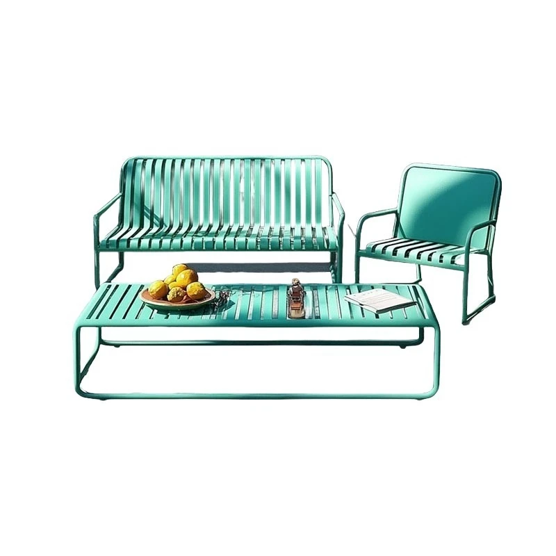 Carbon steel outdoor tables and chairs simple courtyard table and chair combination
Carbon steel outdoor tables and chairs simple courtyard table and chair combination