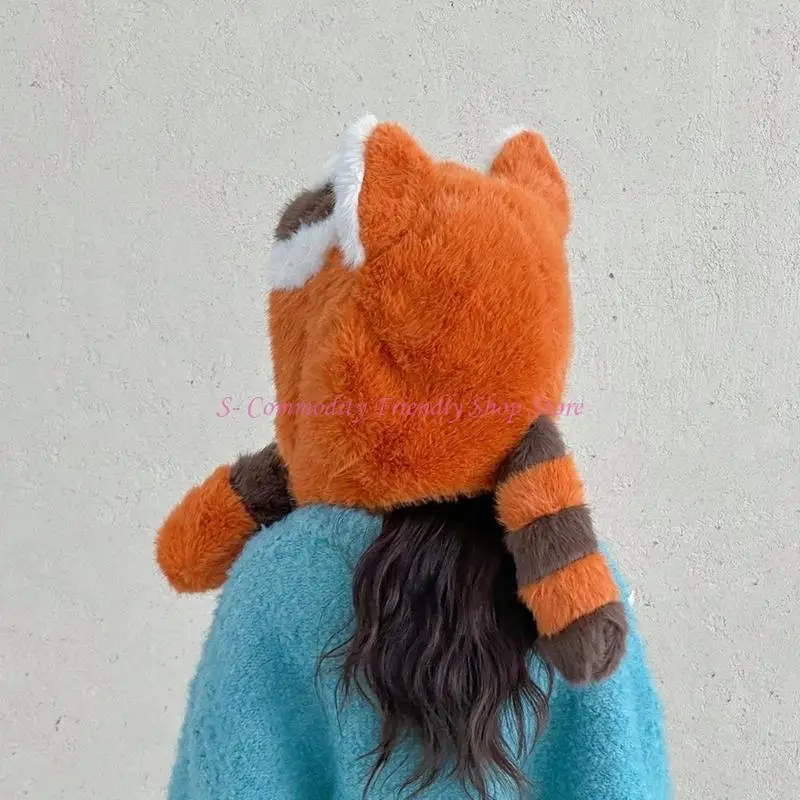 85AE Fleece Moving Raccoon Ear Hat For Infants Adjustable Warm Winter Cap With Animated Ears Baby Accessory 1-8 Years
85AE Fleece Moving Raccoon Ear Hat For Infants Adjustable Warm Winter Cap With Animated Ears Baby Accessory 1-8 Years