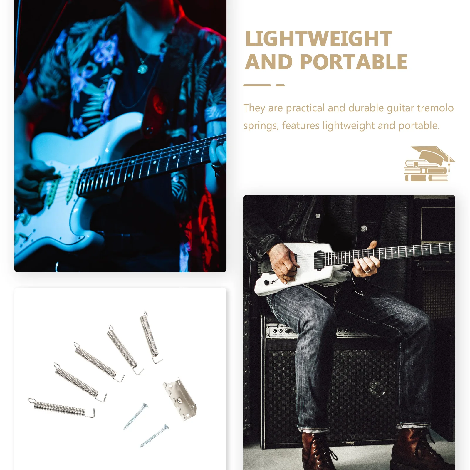 Electric Guitar Accessories Springs for Electrical Tremolo Claw Guitars Practical Supplies Set Screws
Electric Guitar Accessories Springs for Electrical Tremolo Claw Guitars Practical Supplies Set Screws