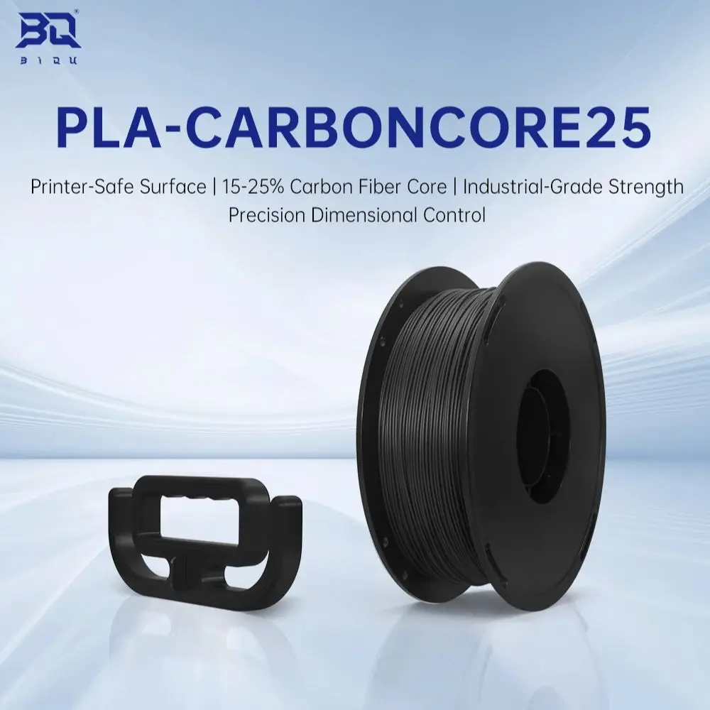 CarbonCore25 Нить 15-25 % Сердечник из углеродного волокна Высокопрочный PLA ABS PETG PA Биоразлагаемый для промышленной печати
CarbonCore25 Нить 15-25 % Сердечник из углеродного волокна Высокопрочный PLA ABS PETG PA Биоразлагаемый для промышленной печати