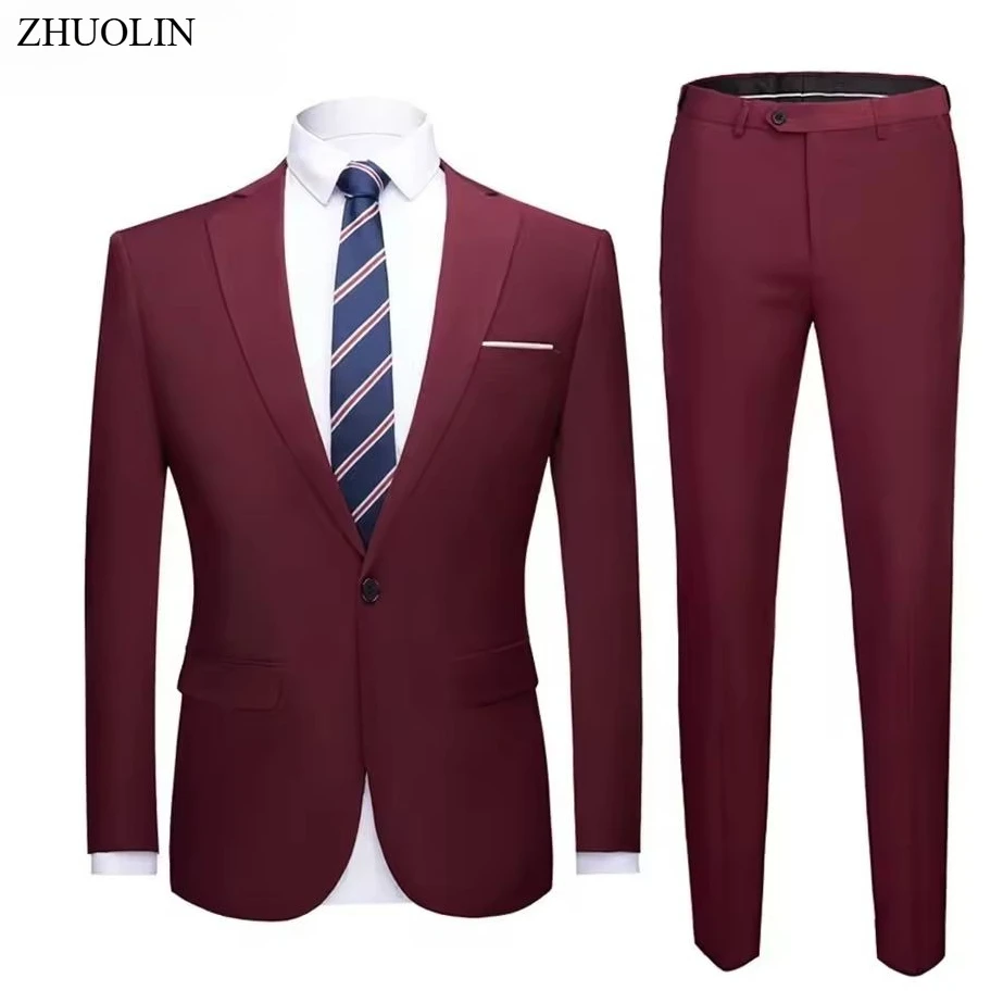 Elegant Suit For Men Wedding 2 Pieces 3 Set Jackets Vest Pants Blazers Groom's Formal Full Business Coats 2025 Costume
Elegant Suit For Men Wedding 2 Pieces 3 Set Jackets Vest Pants Blazers Groom's Formal Full Business Coats 2025 Costume
