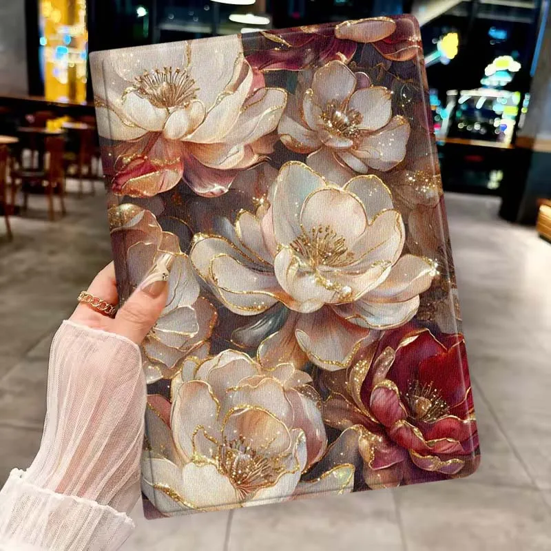 Golden Beige Red Flowers For Apple iPad Pro Mini A16 A17 A14 4 5 6 7 6th 7th Gen 9.7 12.9 11 13 M4 inch Tablet Case Soft
Golden Beige Red Flowers For Apple iPad Pro Mini A16 A17 A14 4 5 6 7 6th 7th Gen 9.7 12.9 11 13 M4 inch Tablet Case Soft