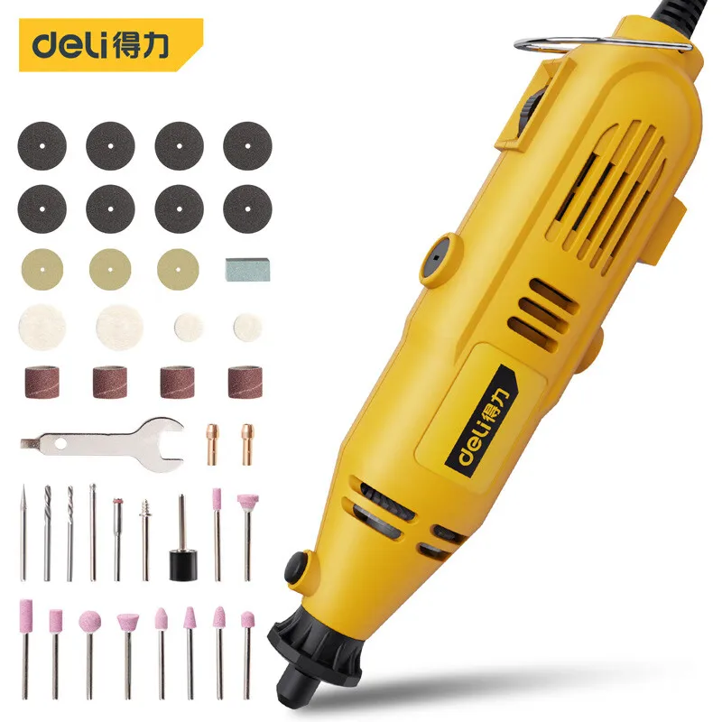 Электрическая шлифовальная машина DELI, перезаряжаемая маленькая ручная полировка нефрита, резка, полировка, резьба по дереву, электрический инструмент, маленькая дрель
Электрическая шлифовальная машина DELI, перезаряжаемая маленькая ручная полировка нефрита, резка, полировка, резьба по дереву, электрический инструмент, маленькая дрель