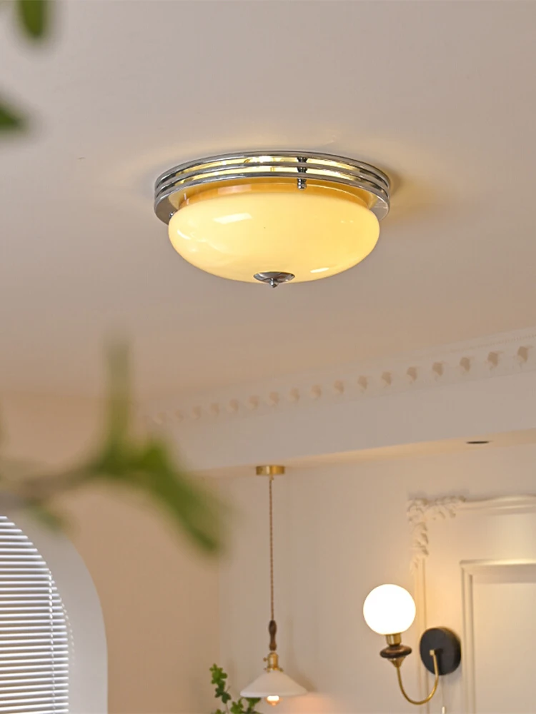 Bauhaus Glass Ceiling Lamps Modern French Balcony Bedroom Corridor Porch Living Study Room Art Deco Decorative Ceiling Lighting
Bauhaus Glass Ceiling Lamps Modern French Balcony Bedroom Corridor Porch Living Study Room Art Deco Decorative Ceiling Lighting
