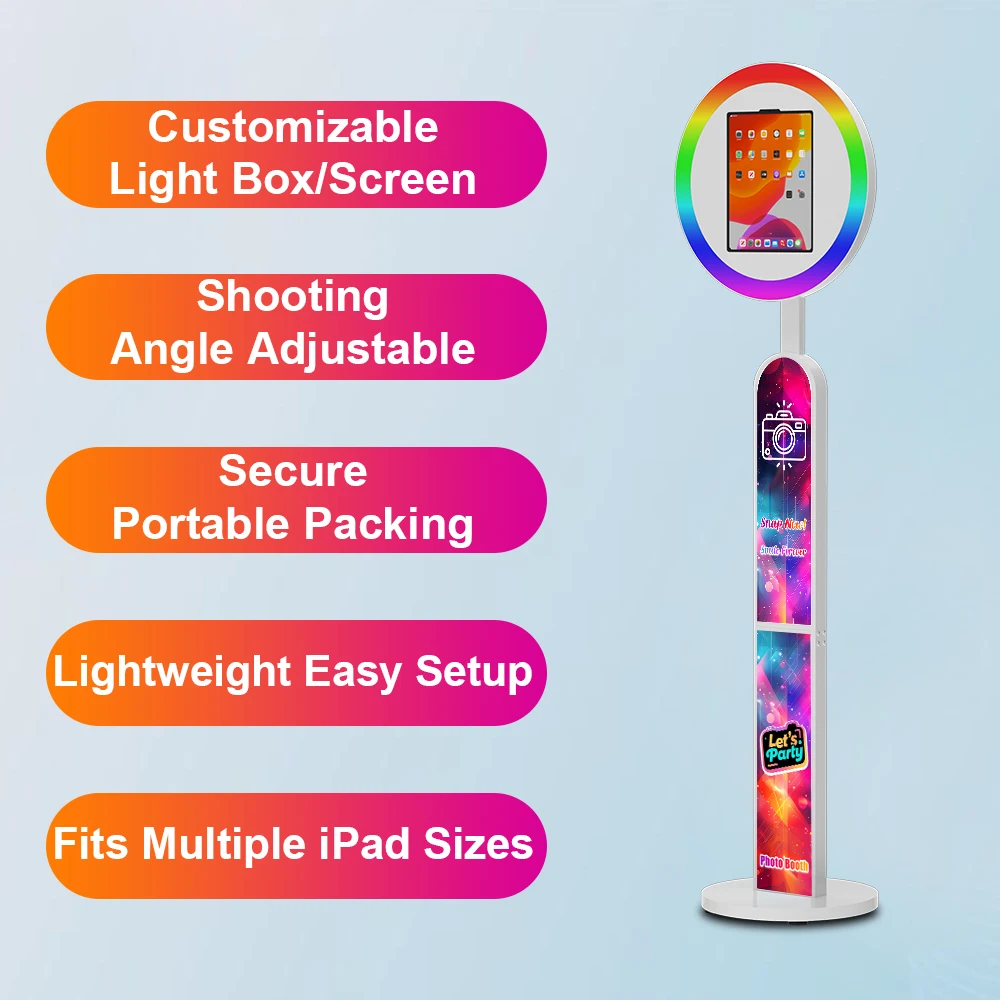 ZJW STLF high-quality customized products USA Warehouse Best Quality Portable iPad Selfie Booth with Adjustable Mirror Face Plat
ZJW STLF high-quality customized products USA Warehouse Best Quality Portable iPad Selfie Booth with Adjustable Mirror Face Plat