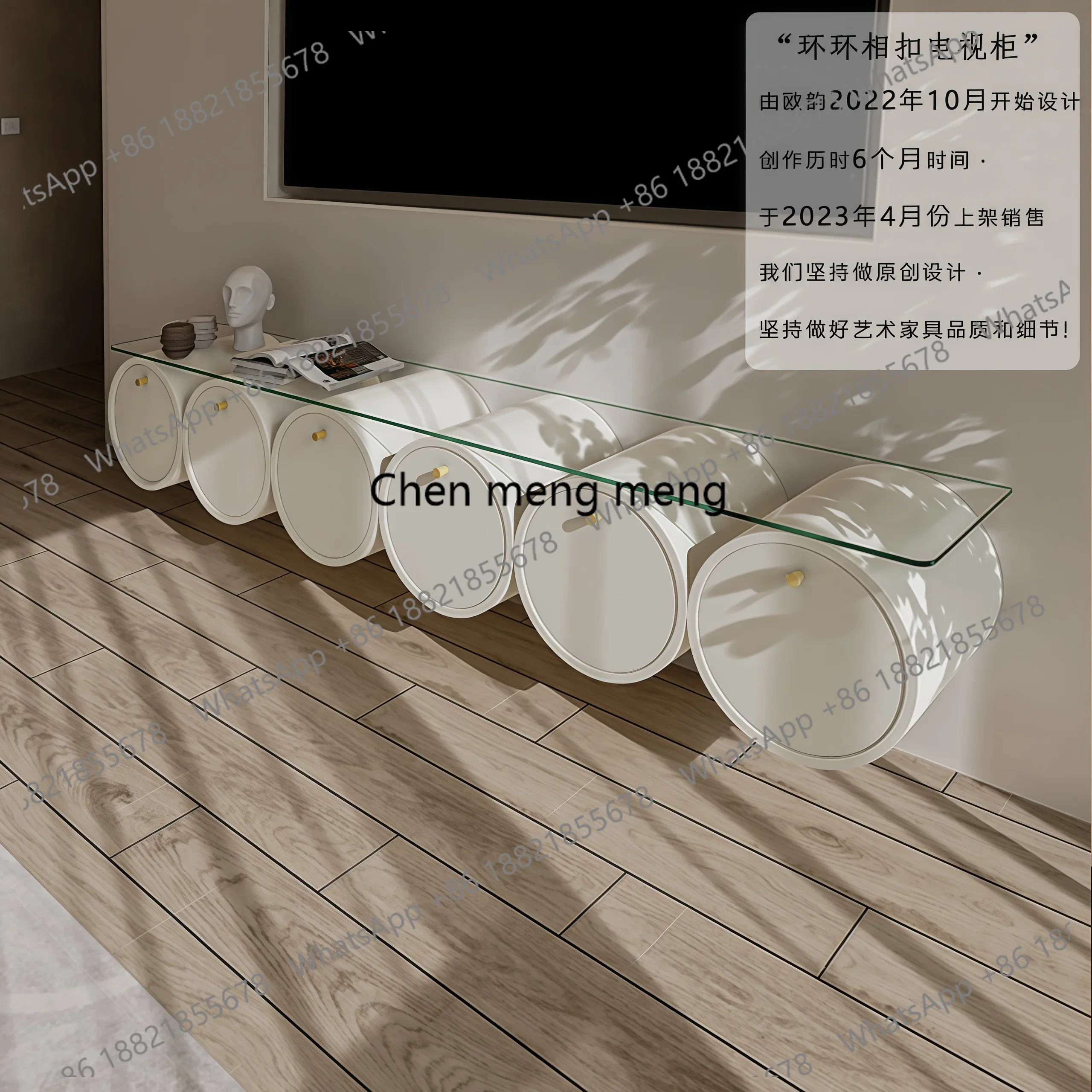 Hot sales Solid wood suspended TV cabinet modern simple French cream style light luxury high-end creative
Hot sales Solid wood suspended TV cabinet modern simple French cream style light luxury high-end creative