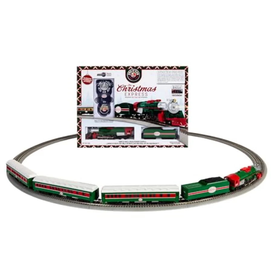Christmas Express LionChief Bluetooth Electric HO Gauge Model Train Set for holiday decoration, ABS plastic body, multi-color f
Christmas Express LionChief Bluetooth Electric HO Gauge Model Train Set for holiday decoration, ABS plastic body, multi-color f
