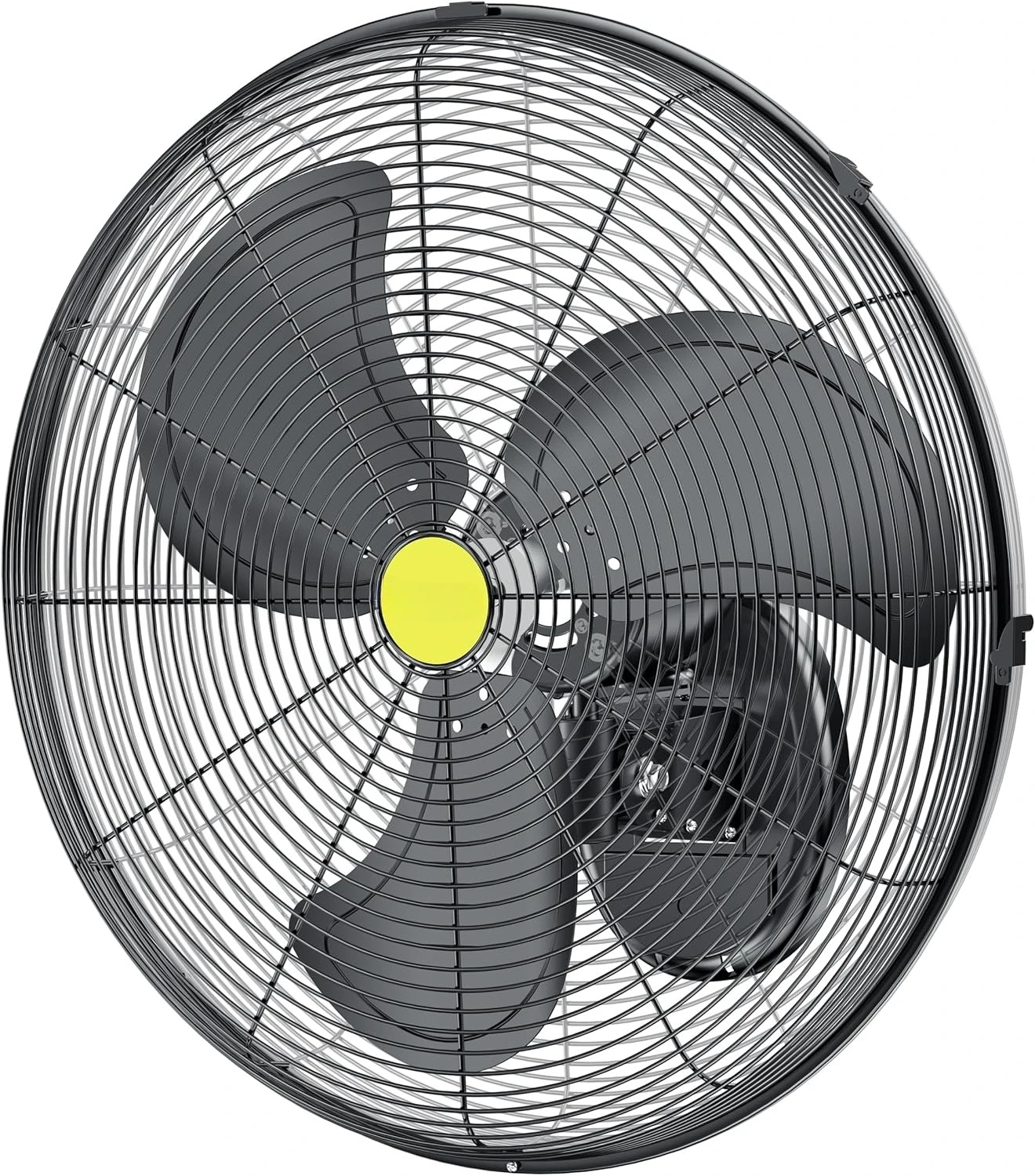 Wall Mount Fan, 20 Inch High Velocity Metal Oscillating Fan, 3 Speeds, 5300CFM Industrial Wall Fan for Home Office Patio Garage 
Wall Mount Fan, 20 Inch High Velocity Metal Oscillating Fan, 3 Speeds, 5300CFM Industrial Wall Fan for Home Office Patio Garage