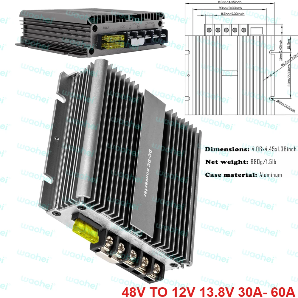 36V 48V TO 12V 13.8V 30A 40A 50A 60A DC DC Buck Converter Golf Cart Reducer supply regulator module Regulator Voltage CE RoHS
36V 48V TO 12V 13.8V 30A 40A 50A 60A DC DC Buck Converter Golf Cart Reducer supply regulator module Regulator Voltage CE RoHS