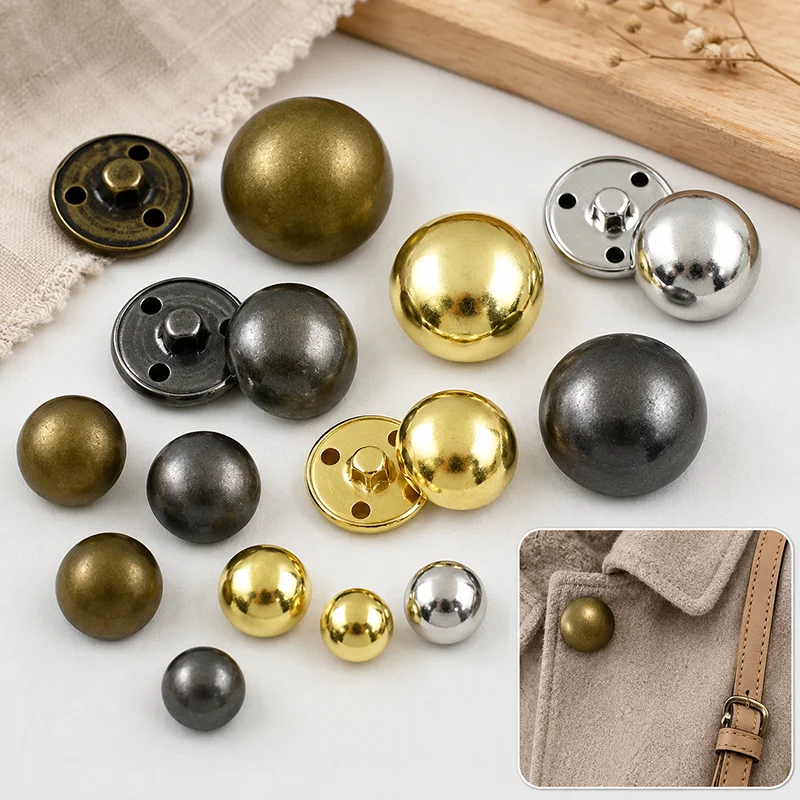 50/100Pcs 15-25mm Circular Metal Mushroom Shank Buttons for Shirt Coat Decor Buckle Fastener Sewing Accessories Parts Set Craft
50/100Pcs 15-25mm Circular Metal Mushroom Shank Buttons for Shirt Coat Decor Buckle Fastener Sewing Accessories Parts Set Craft