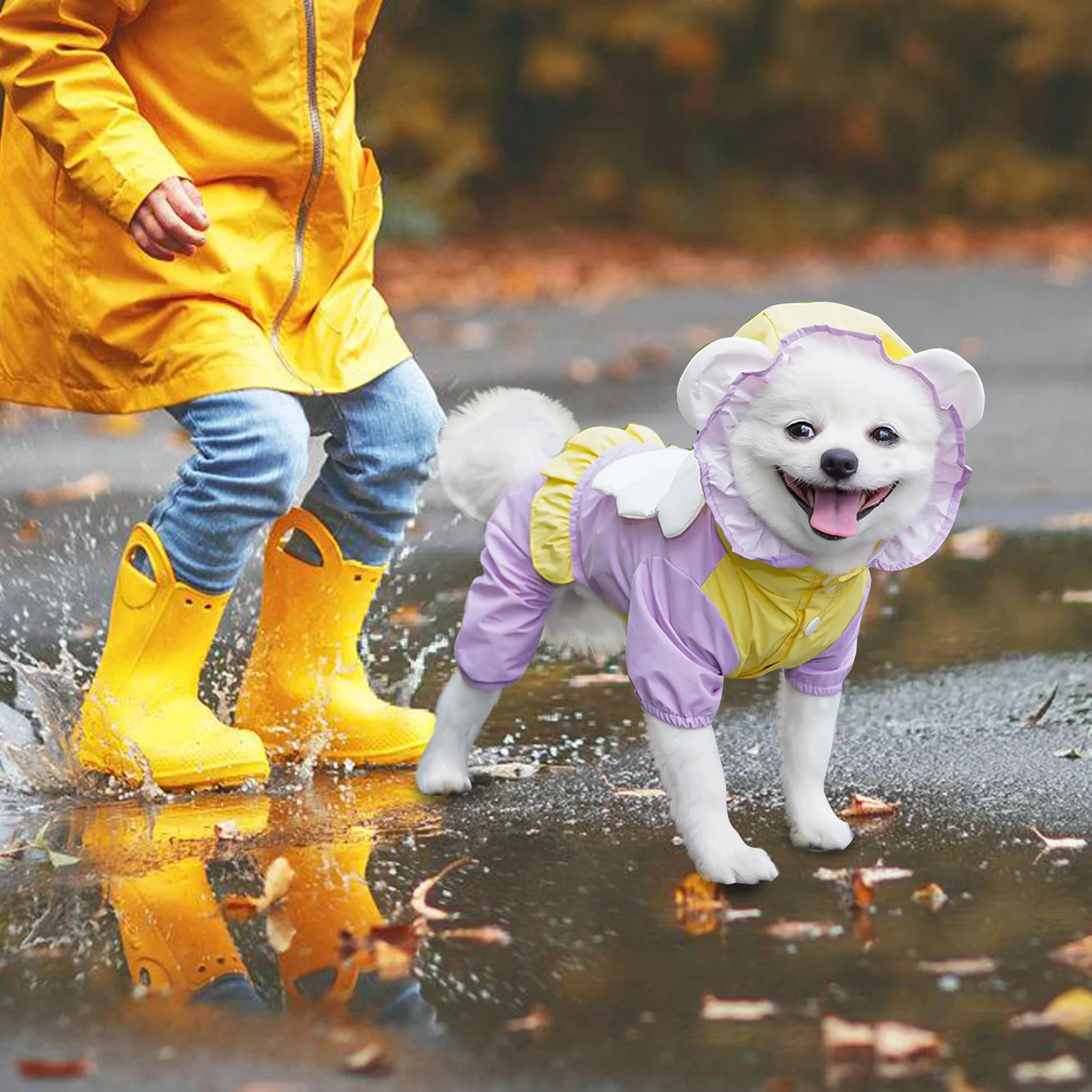 Dog Raincoat Waterproof Full Four Leg Coverage Foot Protection Stylish Functional Small Medium Large Pets Outdoor
Dog Raincoat Waterproof Full Four Leg Coverage Foot Protection Stylish Functional Small Medium Large Pets Outdoor