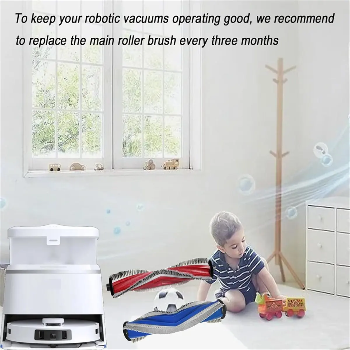 Основная щетка A88M для роботов-пылесосов Ecovacs DEEBOT T30S, T30S Comb, T30 PRO OMNI, Yeedi C12 Pro Plus, M12 Pro+
Основная щетка A88M для роботов-пылесосов Ecovacs DEEBOT T30S, T30S Comb, T30 PRO OMNI, Yeedi C12 Pro Plus, M12 Pro+