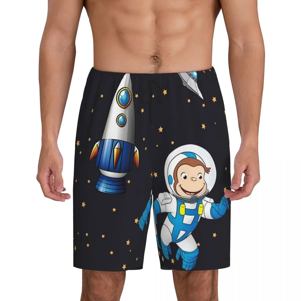 Custom George The Curious Monkey Astronaut Cartoon Short Pajama Pants Men Sleepwear Sleep Lounge Bottom Shorts Sleeping Pants
Custom George The Curious Monkey Astronaut Cartoon Short Pajama Pants Men Sleepwear Sleep Lounge Bottom Shorts Sleeping Pants