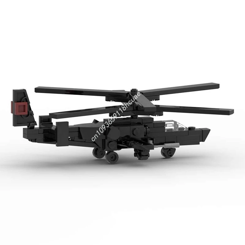 80 шт. MOC Ka-50 «Черная акула» масштаб 1/110, строительные блоки, сделай сам, сборка, креативная идея, образовательный кирпич, рождественская игрушка в подарок
80 шт. MOC Ka-50 «Черная акула» масштаб 1/110, строительные блоки, сделай сам, сборка, креативная идея, образовательный кирпич, рождественская игрушка в подарок