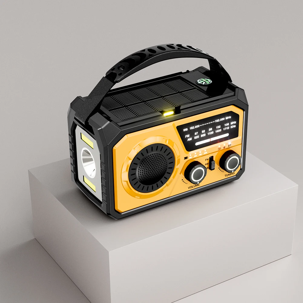 16000mAh AM/FM/WB NOAA Emergency Weather Radio Power Bank Phone Charger Bluetooth-Compatible 5.3 Speaker for Outdoor Emergencies
16000mAh AM/FM/WB NOAA Emergency Weather Radio Power Bank Phone Charger Bluetooth-Compatible 5.3 Speaker for Outdoor Emergencies