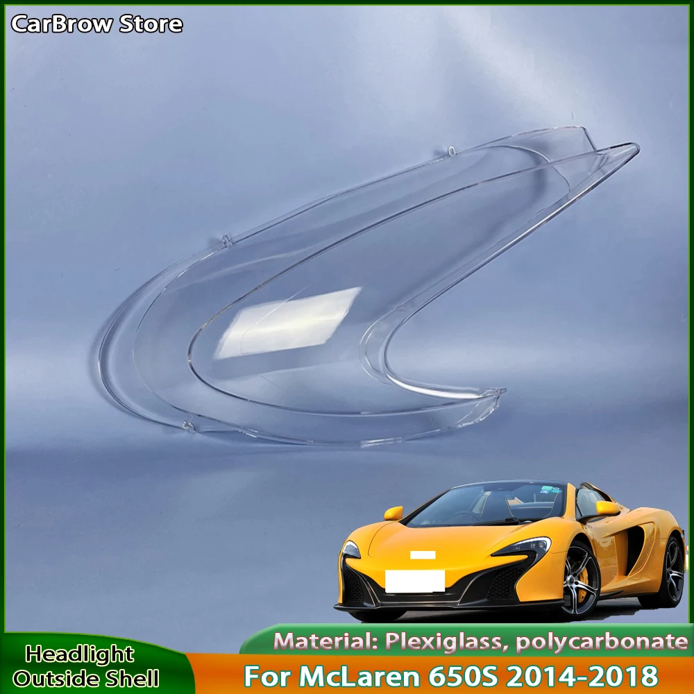 For McLaren 650S 2014 2015 2016 2017 2018 Transparent Headlight Cover Lampshade Lamp Lens Shell Headlamp Housing Plexiglass
For McLaren 650S 2014 2015 2016 2017 2018 Transparent Headlight Cover Lampshade Lamp Lens Shell Headlamp Housing Plexiglass