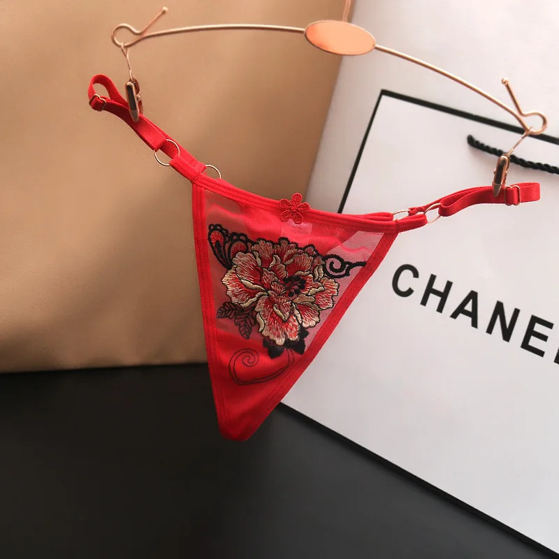 New Sexy Transparent Lace Underwear for Women, Embroidery Adjustable, High-end, Hot and Sexy Thong Top Panties Women 
New Sexy Transparent Lace Underwear for Women, Embroidery Adjustable, High-end, Hot and Sexy Thong Top Panties Women